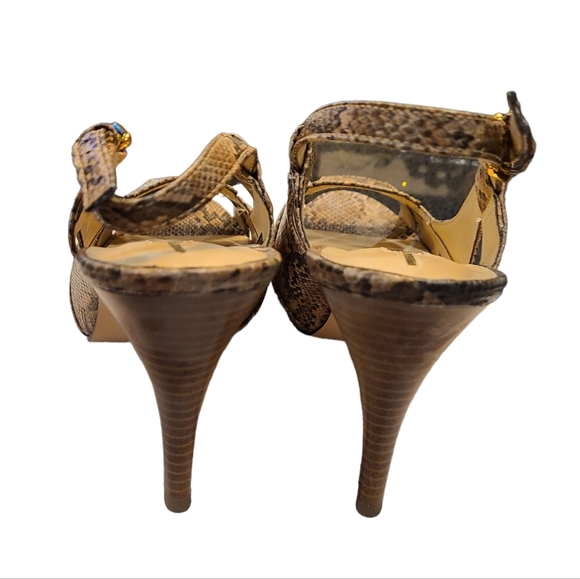 NEW Sam & Libby Snakeprint Sling Back Heels size 9 - Picture 6 of 10